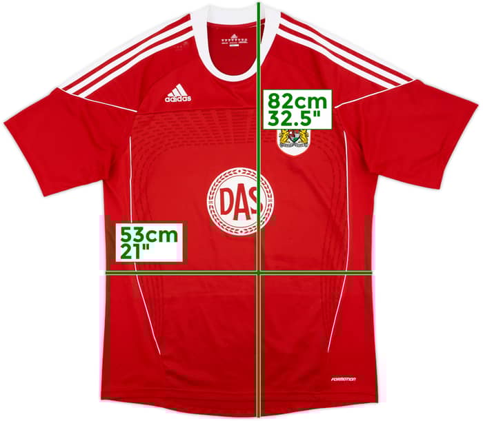 2010-11 Bristol City Home Shirt - 7/10 - (XL)