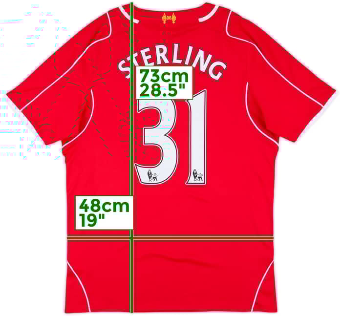 2014-15 Liverpool Home Shirt Sterling #31 - 5/10 - (M)