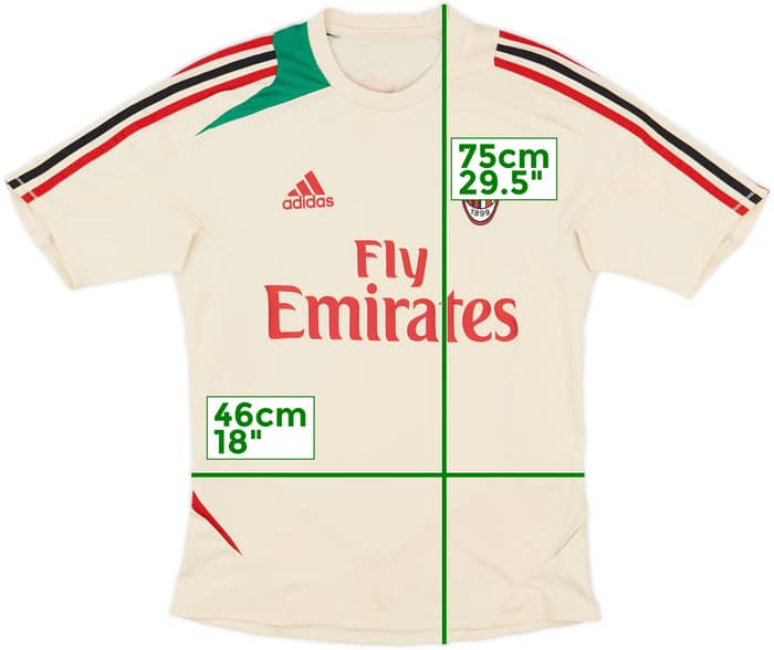 2012-13 AC Milan adidas Formotion Training Shirt - 6/10 - (S)