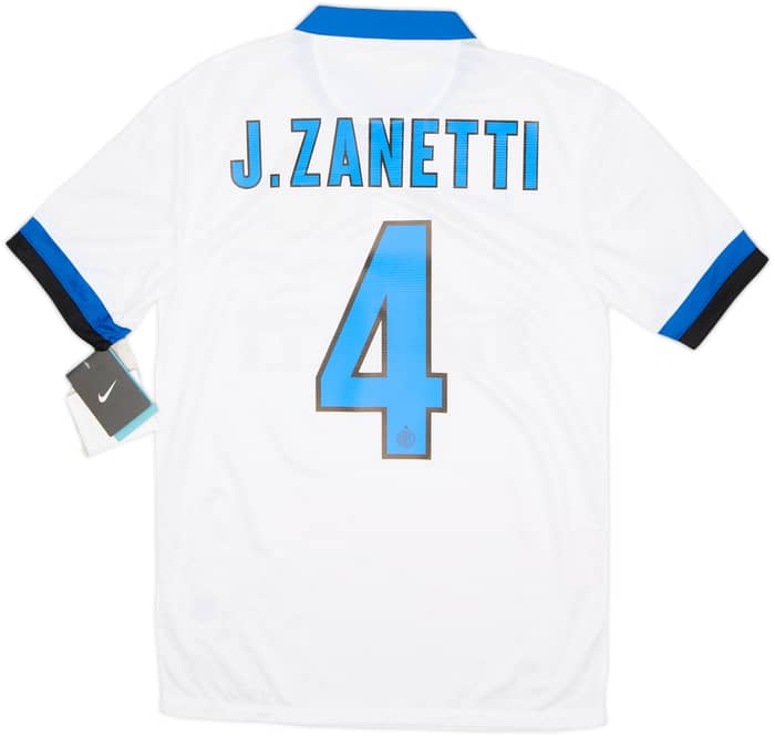 2013-14 Inter Milan Away Shirt J.Zanetti #4 (S)