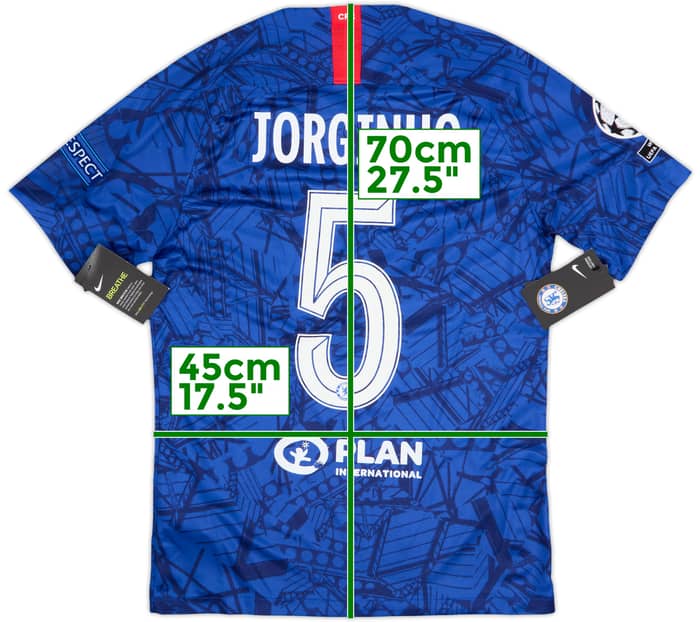2019-20 Chelsea Home Shirt Jorginho #5 (S)