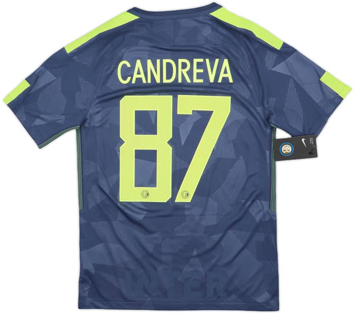 2017-18 Inter Milan Third Shirt Candreva #87 (S)