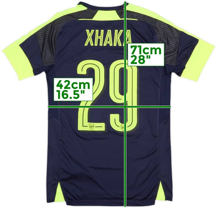 2016-17 Arsenal Third Shirt Xhaka #29 (XS)