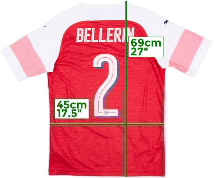 2018-19 Arsenal Home Shirt Bellerin #2 (S)