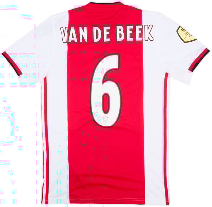 2019-20 Ajax Home Shirt van de Beek #6 (S)