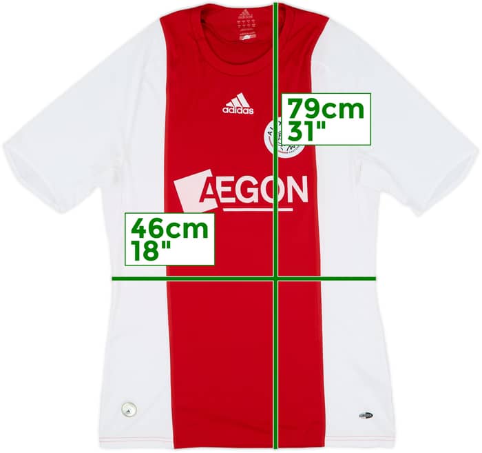 2008-09 Ajax Home Shirt - 6/10 - (M)