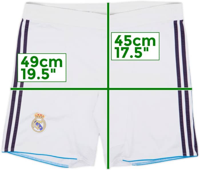 2012-13 Real Madrid Home Shorts - 5/10 - (S)