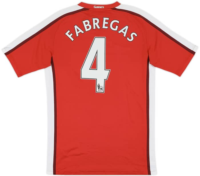 2008-10 Arsenal Home Shirt Fabregas #4 - 7/10 - (XL.Boys)