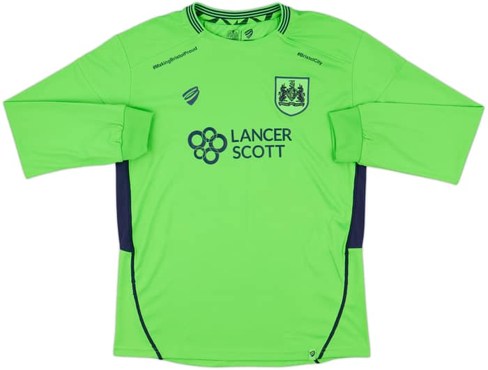 2017-18 Bristol City GK Shirt - 9/10 - (L)