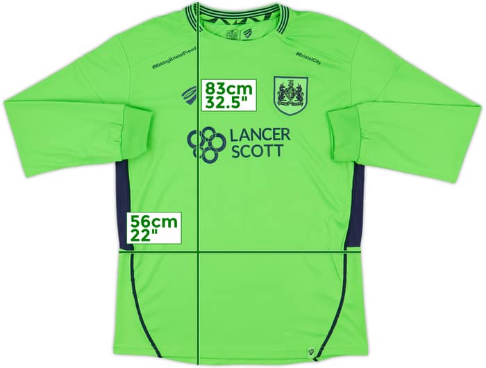 2017-18 Bristol City GK Shirt - 9/10 - (L)