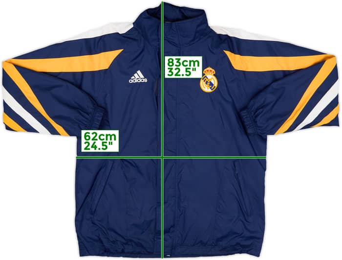 1998-99 Real Madrid adidas Hooded Rain Jacket - 5/10 - (S)
