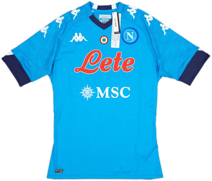 2020-21 Napoli Authentic Home Shirt (M)