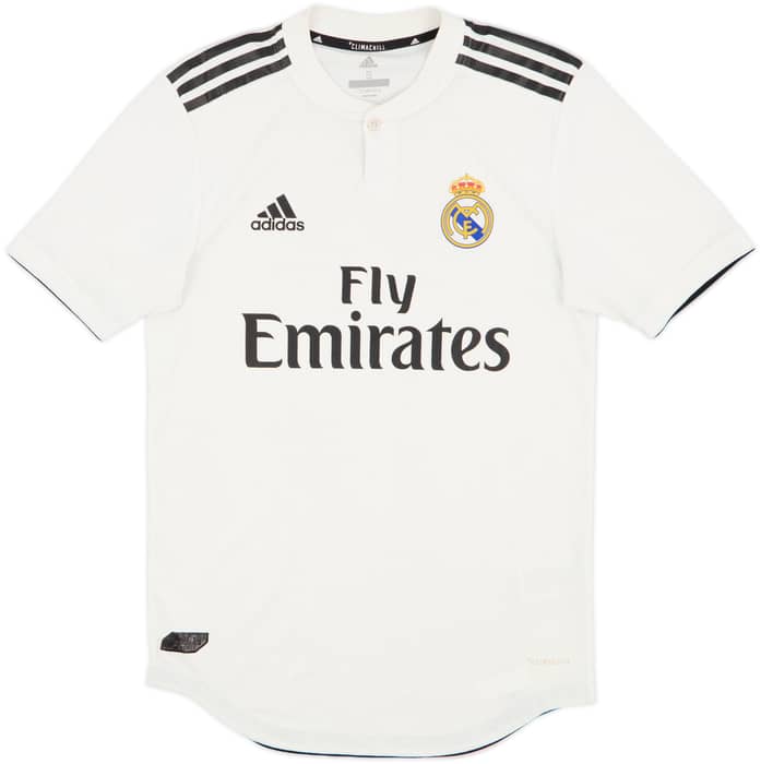 2018-19 Real Madrid Authentic Home Shirt - 6/10 - (S)