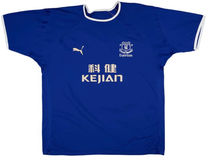 2003-04 Everton Home Shirt Ferguson #10 - 6/10 - (XL)