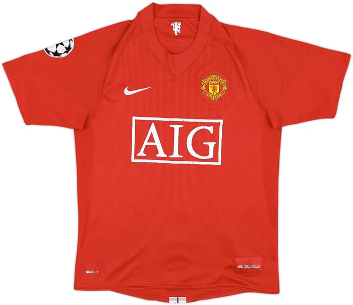 2007-09 Manchester United Home Shirt Anderson #8 - 5/10 - (S)