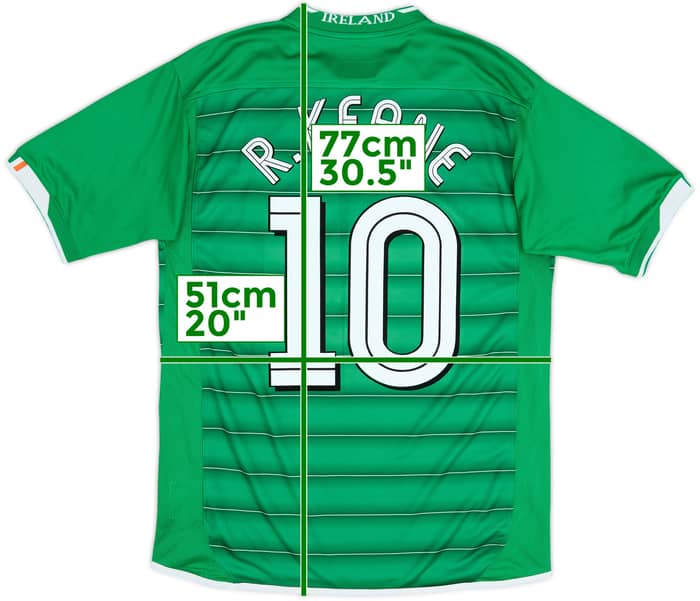 2003-04 Ireland Home Shirt R.Keane #10 - 5/10 - (M)
