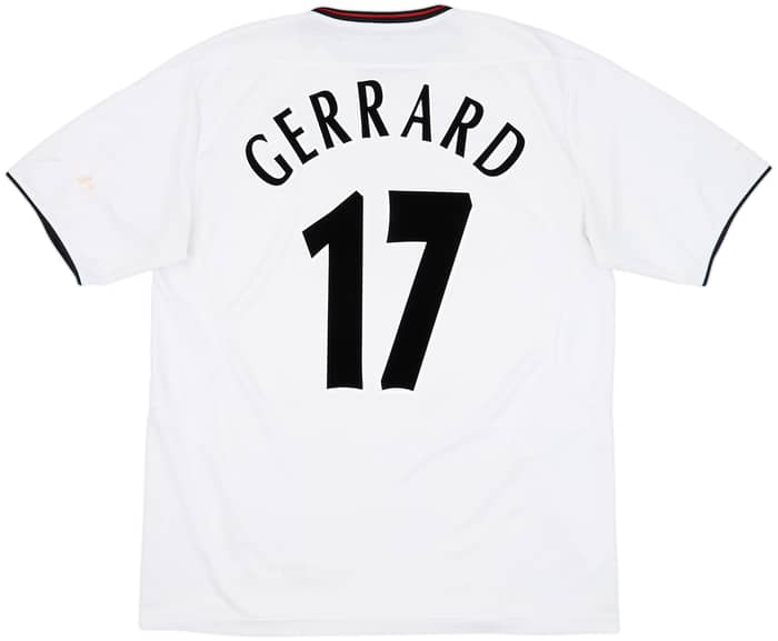 2003-04 Liverpool Away Shirt Gerrard #17 - 5/10 - (L)
