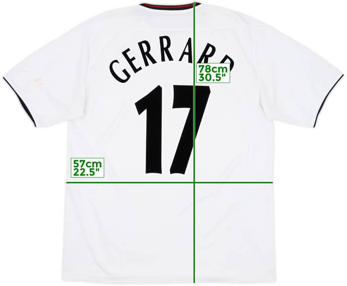 2003-04 Liverpool Away Shirt Gerrard #17 - 5/10 - (L)