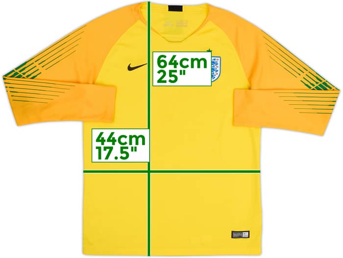 2018-19 England GK Shirt - 7/10 - (XL.Boys)