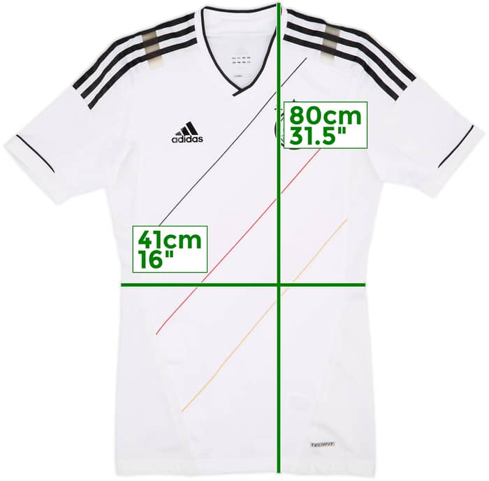 2012-13 Germany Player Issue Techfit Home Shirt - 8/10 - (L)