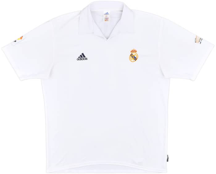 2001-02 Real Madrid Centenary Home Shirt Figo #10 - 5/10 - (XL)