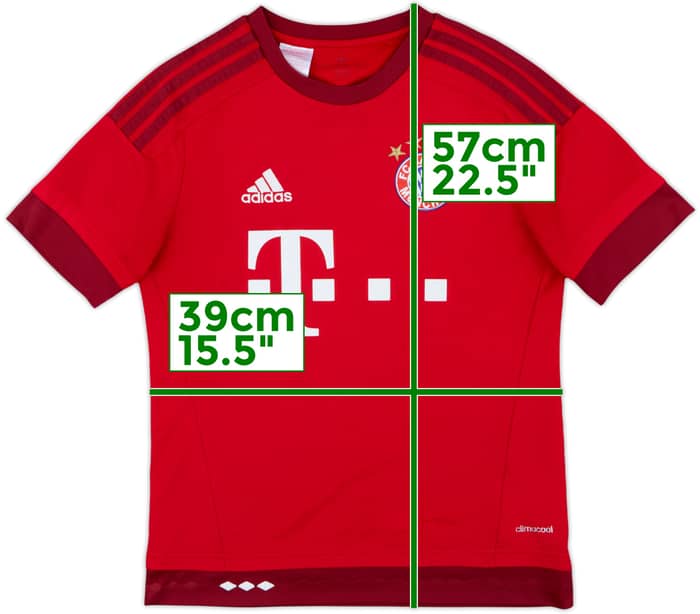 2015-16 Bayern Munich Home Shirt - 5/10 - (L.Boys)
