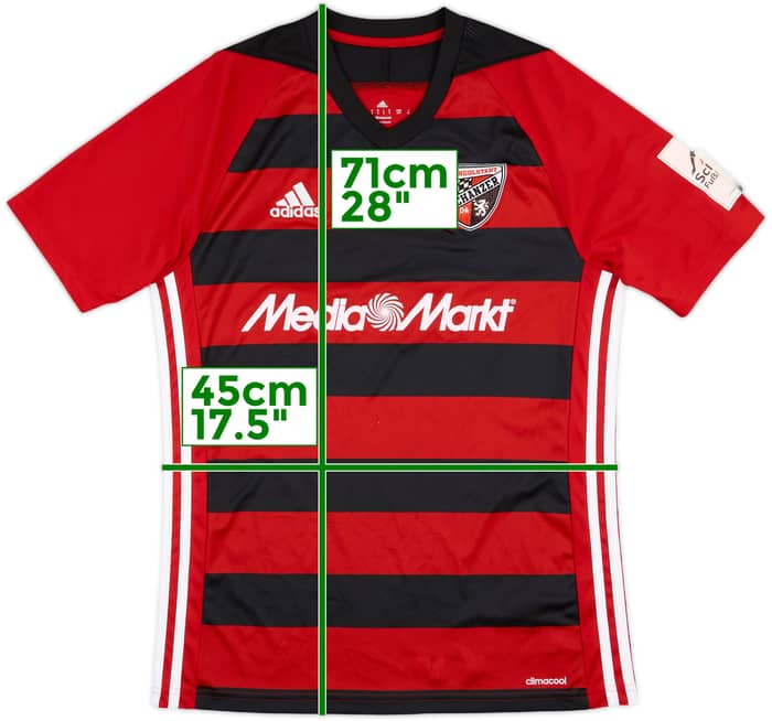 2017-18 FC Ingolstadt Home Shirt - 7/10 - (S)