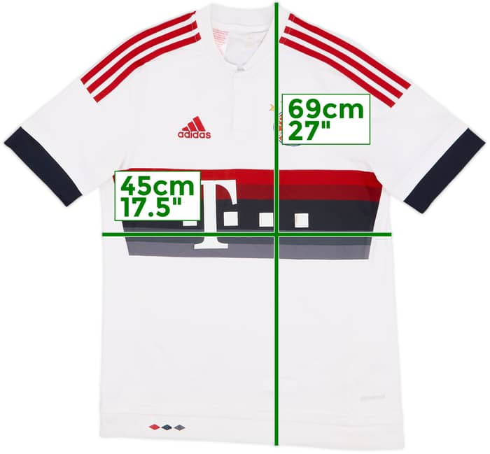 2015-16 Bayern Munich Away Shirt - 7/10 - (XL.Boys)