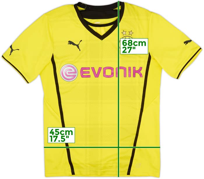2013-14 Borussia Dortmund Home Shirt - 7/10 - (M)