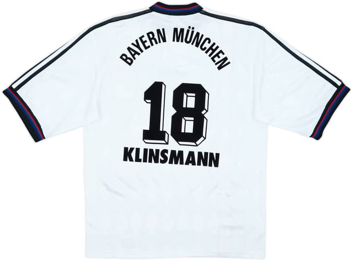 1996-98 Bayern Munich Away Shirt Klinsmann #18 - 8/10 - (M)