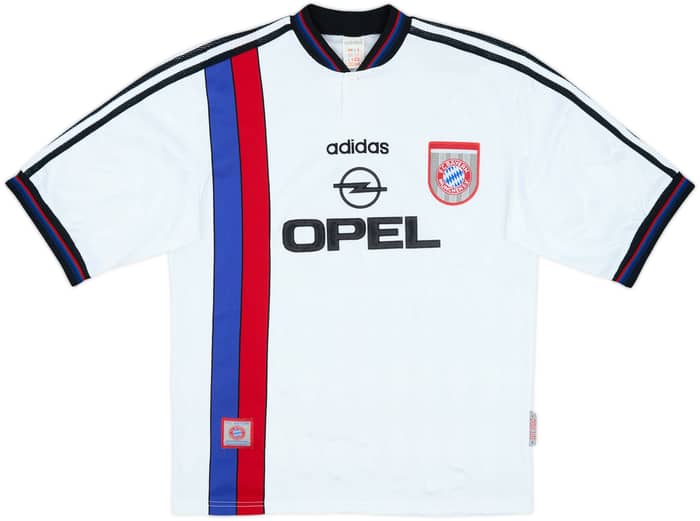 1996-98 Bayern Munich Away Shirt Klinsmann #18 - 8/10 - (M)