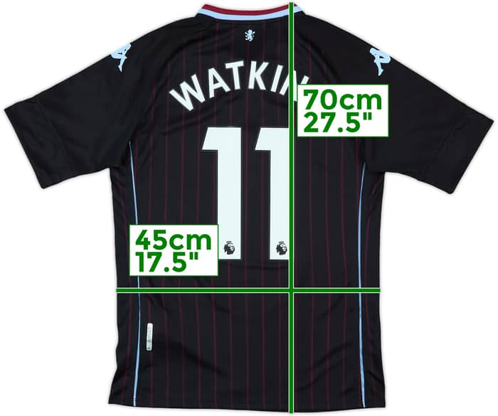 2020-21 Aston Villa Away Shirt Watkins #11 (S)
