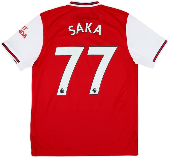 2019-20 Arsenal Home Shirt Saka #77 - 10/10 - (M)