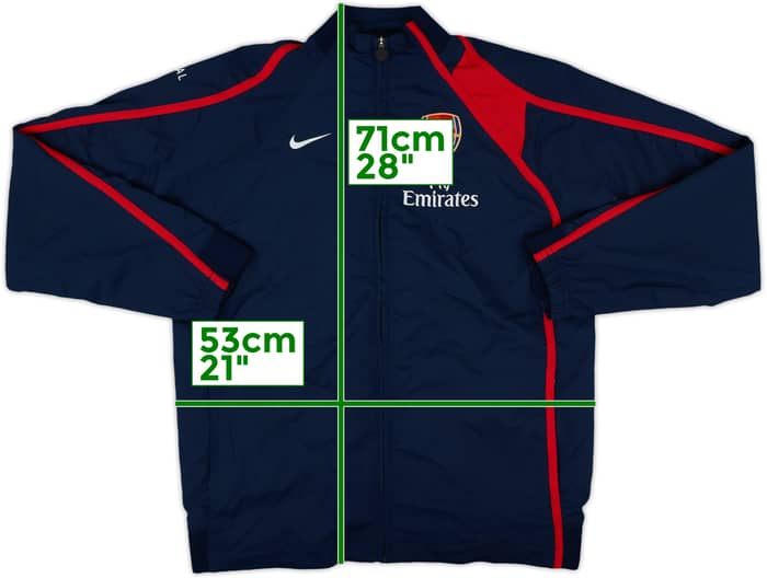 2007-08 Arsenal Nike Track Jacket - 8/10 - (XL.Boys)