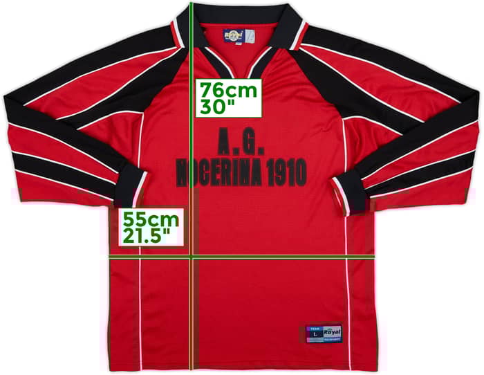 2007-08 Nocerina Royal Training L/S Shirt - 8/10 - (L)