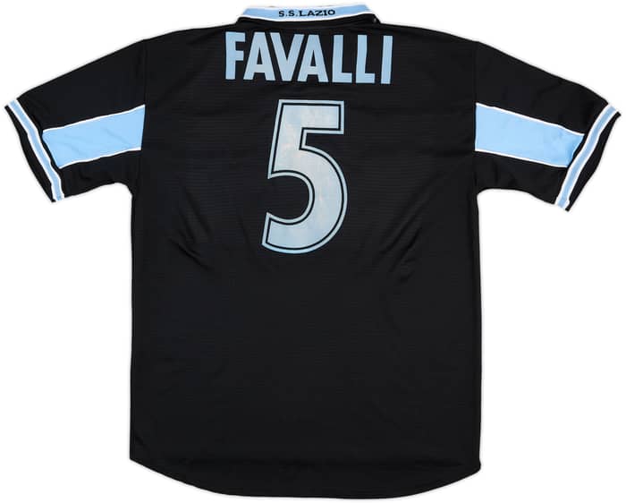 1998-99 Lazio Match Issue Away Shirt Favalli #5