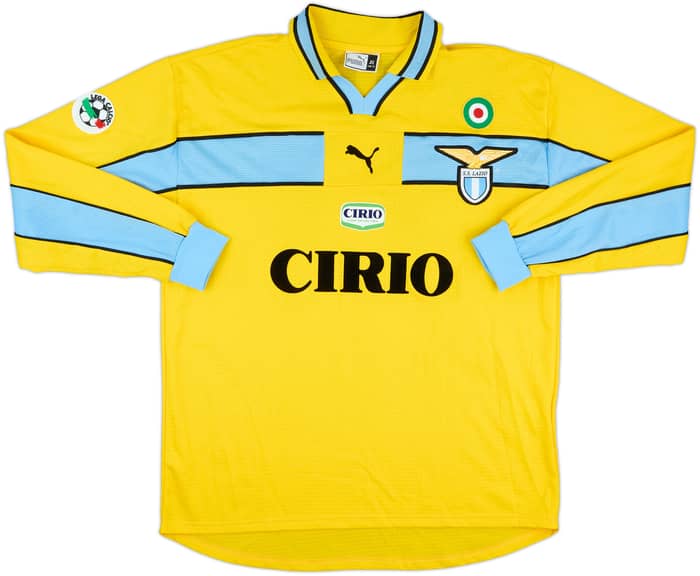1998-99 Lazio Match Issue Third L/S Shirt De La Pena #21