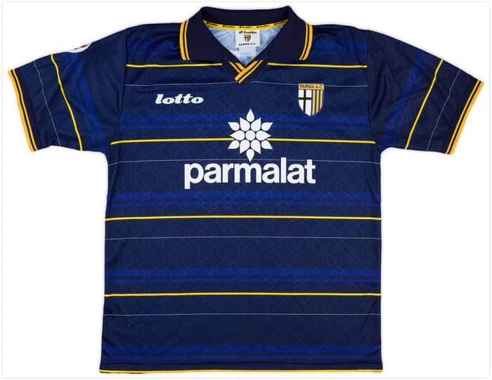 1998-99 Parma Match Issue Third Shirt Balbo #18
