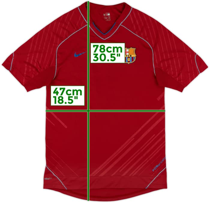 2007-08 Barcelona Nike Training Shirt - 8/10 - (M)