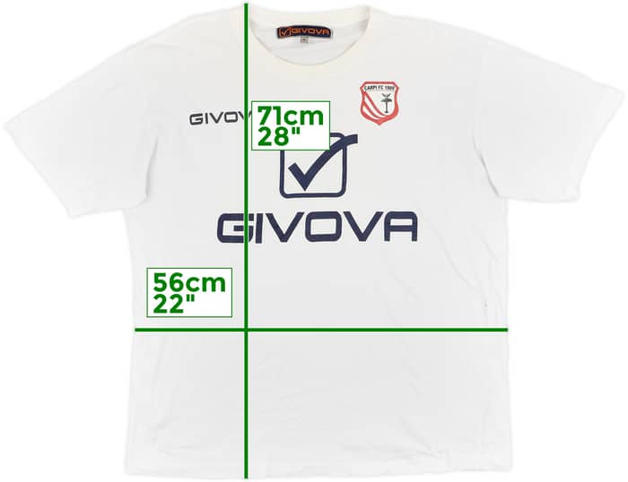 2019-20 Carpi Givova Cotton Tee - 8/10 - (XL)