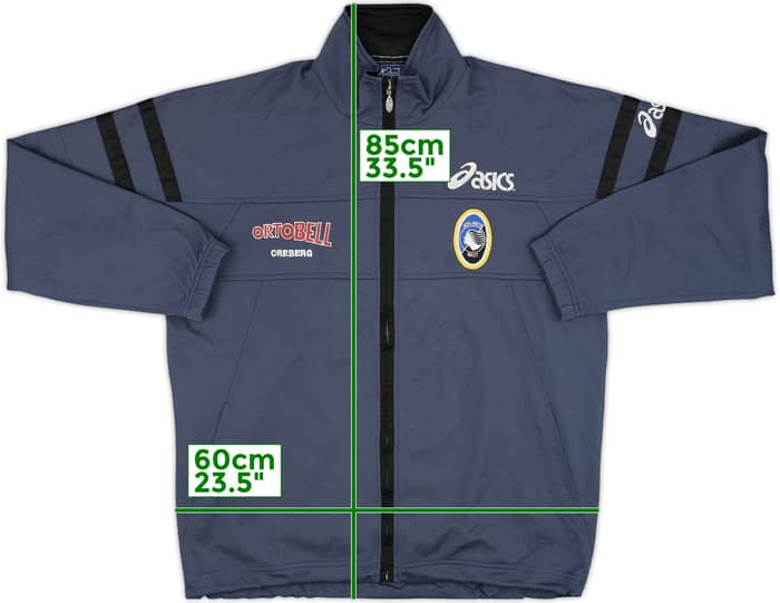 2001-02 Atalanta Asics Track Jacket - 9/10 - (L)