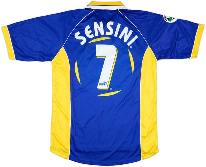 1997-98 Parma Match Issue Away Shirt Sensini #7