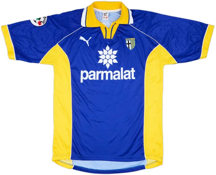 1997-98 Parma Match Issue Away Shirt Sensini #7