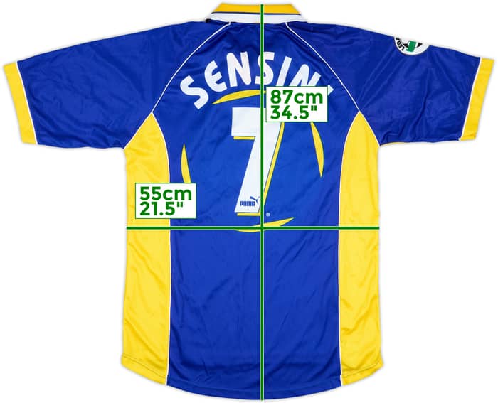 1997-98 Parma Match Issue Away Shirt Sensini #7