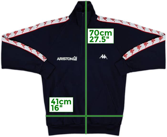 1988-89 Juventus Kappa Track Jacket - 8/10 - (L.Boys)
