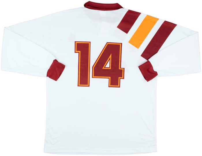 1993-94 Roma Match Issue Away L/S Shirt #14