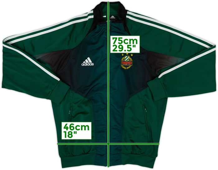 2004-05 Rapid Vienna adidas Track Jacket - 8/10 - (S)