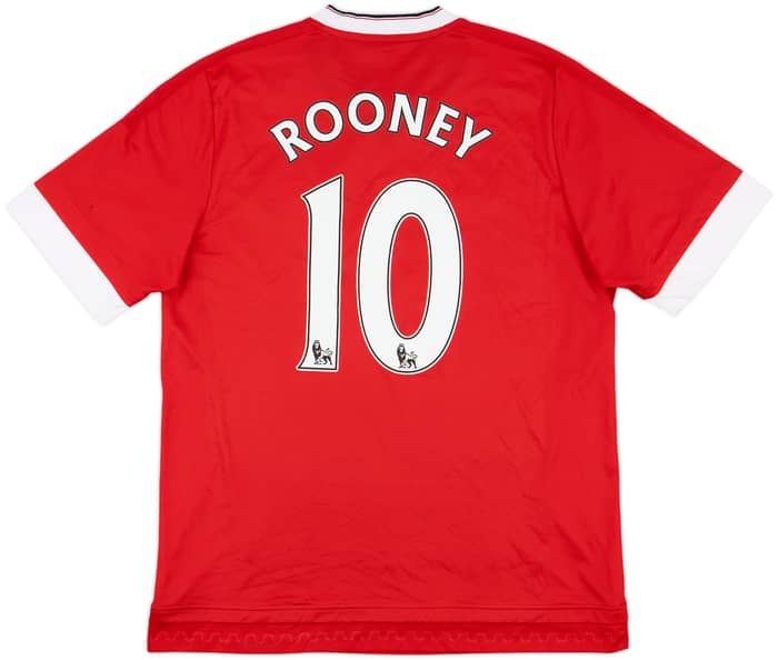 2015-16 Manchester United Home Shirt Rooney #10 - 10/10 - (L)