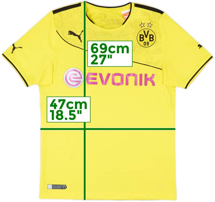 2013-14 Borussia Dortmund Winter Home Shirt - 5/10 - (S)
