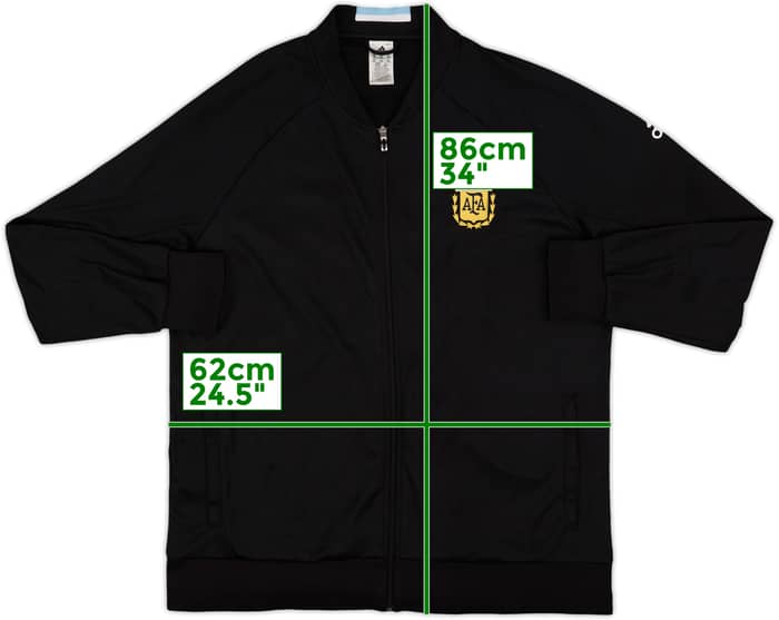 2015-16 Argentina adidas Track Jacket - 9/10 - (XXL)